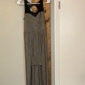 Material girl high low dress with open back.